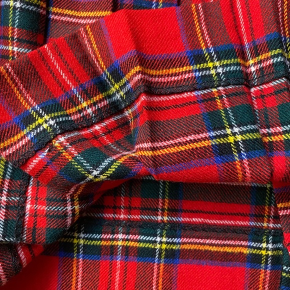 The Scotch House Wool Plaid Warp Skirt - Picture 8 of 16